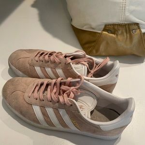 Classic adidas pink sneakers